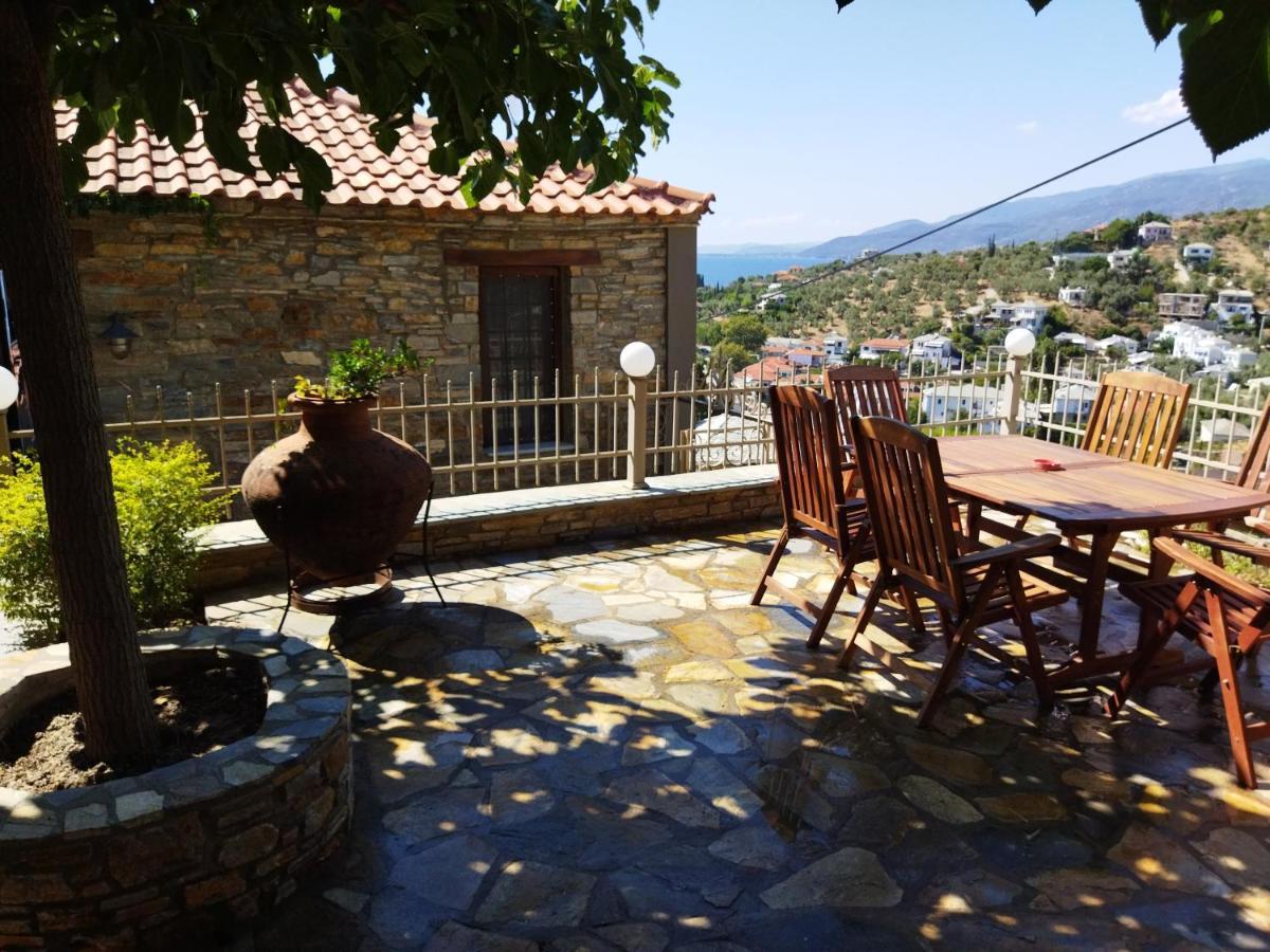 ¨Με Θέα Το Ηλιοβασίλεμα¨ Villa Афисос Екстериор снимка