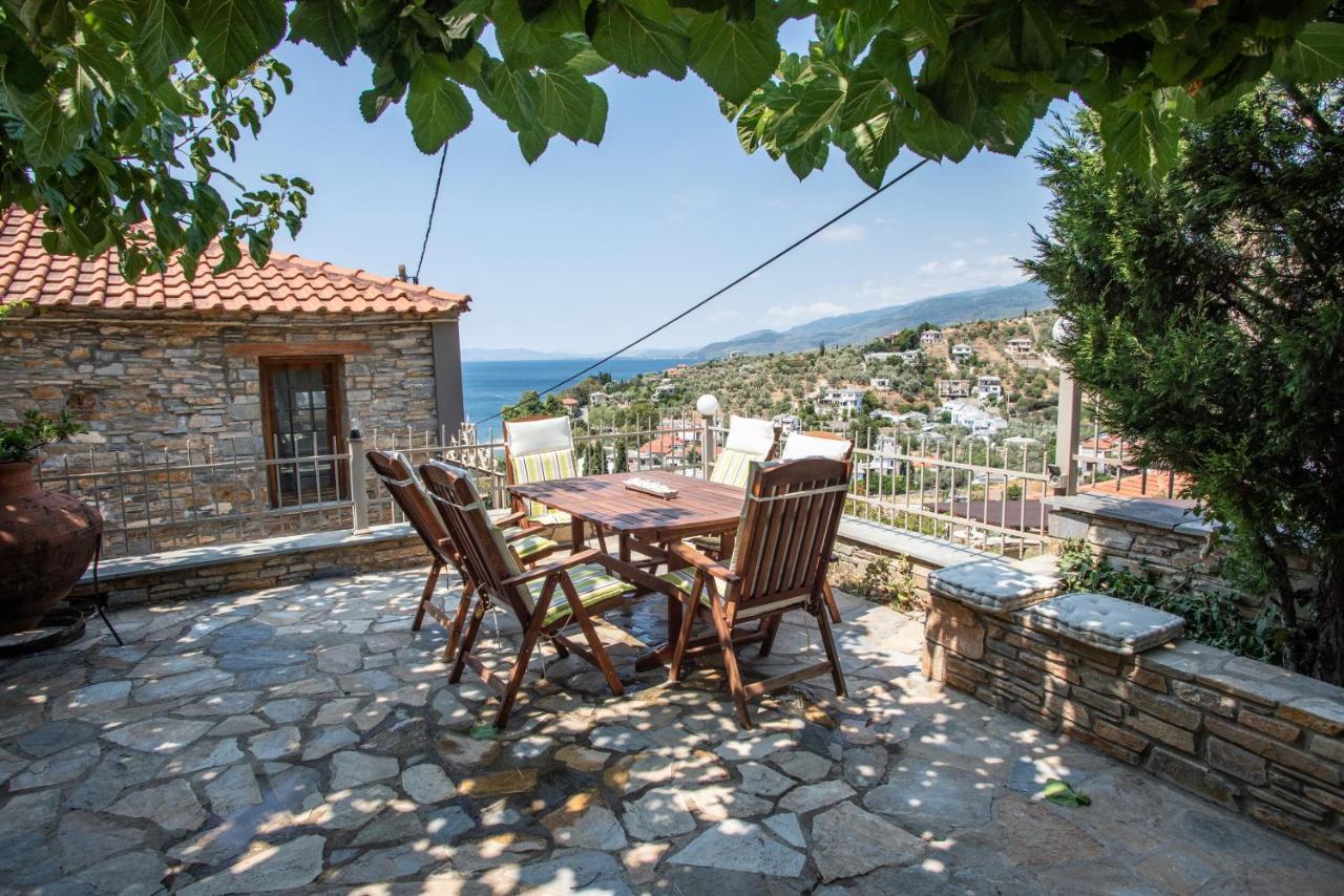 ¨Με Θέα Το Ηλιοβασίλεμα¨ Villa Афисос Екстериор снимка