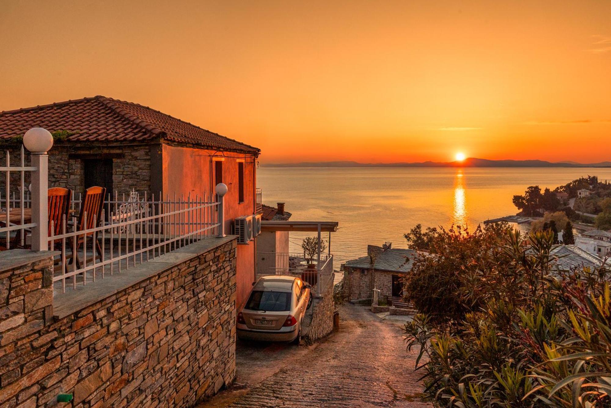 ¨Με Θέα Το Ηλιοβασίλεμα¨ Villa Афисос Екстериор снимка